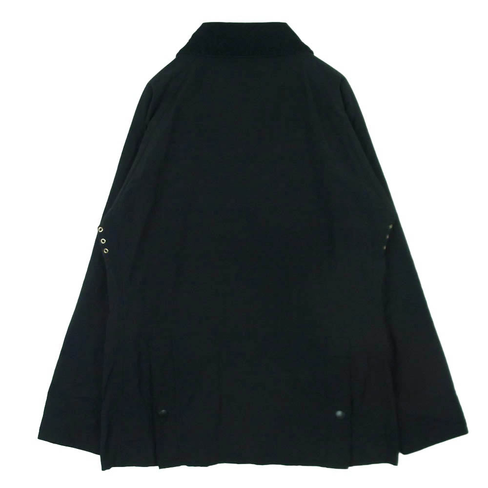 Barbour バブアー 2001155 BEDALE SL PEACHED ビデイル スリムフィット ピーチスキン ジャケット ブラック系 40【中古】