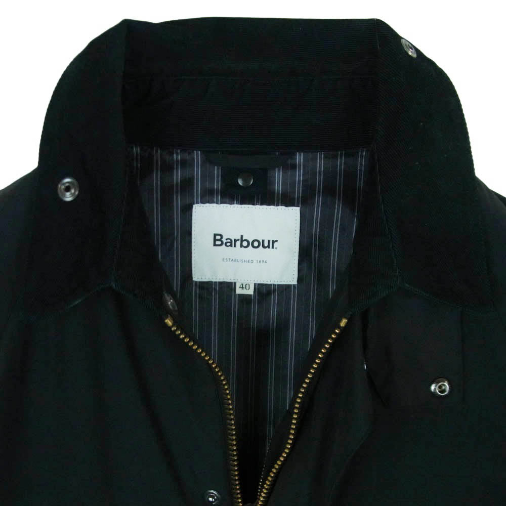 Barbour バブアー 2001155 BEDALE SL PEACHED ビデイル スリムフィット ピーチスキン ジャケット ブラック系 40【中古】