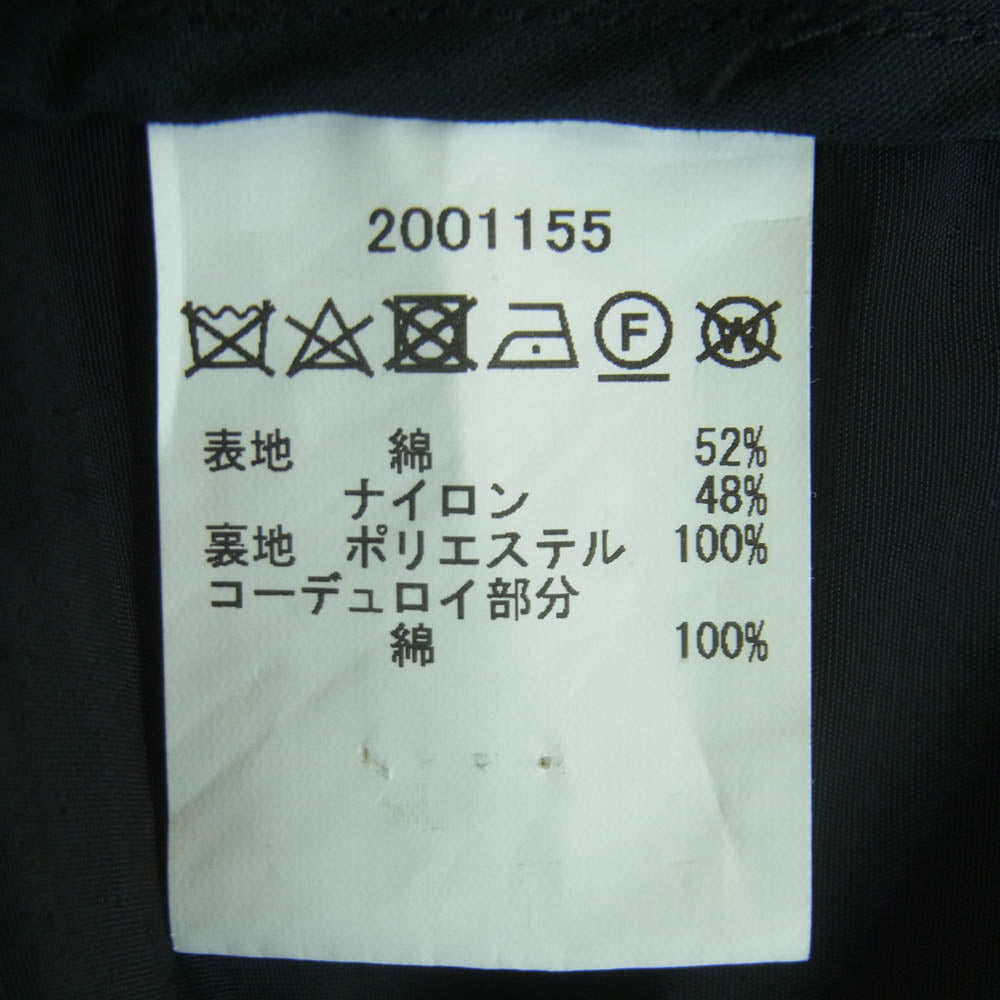 Barbour バブアー 2001155 BEDALE SL PEACHED ビデイル スリムフィット ピーチスキン ジャケット ブラック系 40【中古】