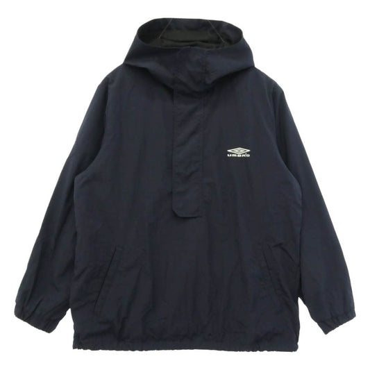 アンブロ 24AW JOURNAL STANDARD 別注 Warm Up Anorak アノラック ナイロン パーカー ダークネイビー系【中古】