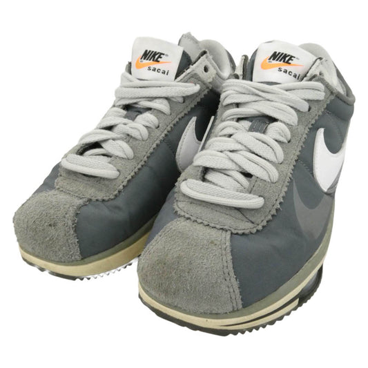 NIKE ナイキ Sacai サカイ DQ0581-001 sacai Zoom Cortez Iron Grey ズーム コルテッツ アイアングレー スニーカー ダークグレー系 グレー系 25cm【中古】