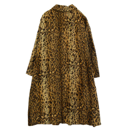 Needles ニードルス BEAMS ビームス 17AW BEAMS別注 ビームス レオパード 柄 ロング コート ブラウン系 2【中古】