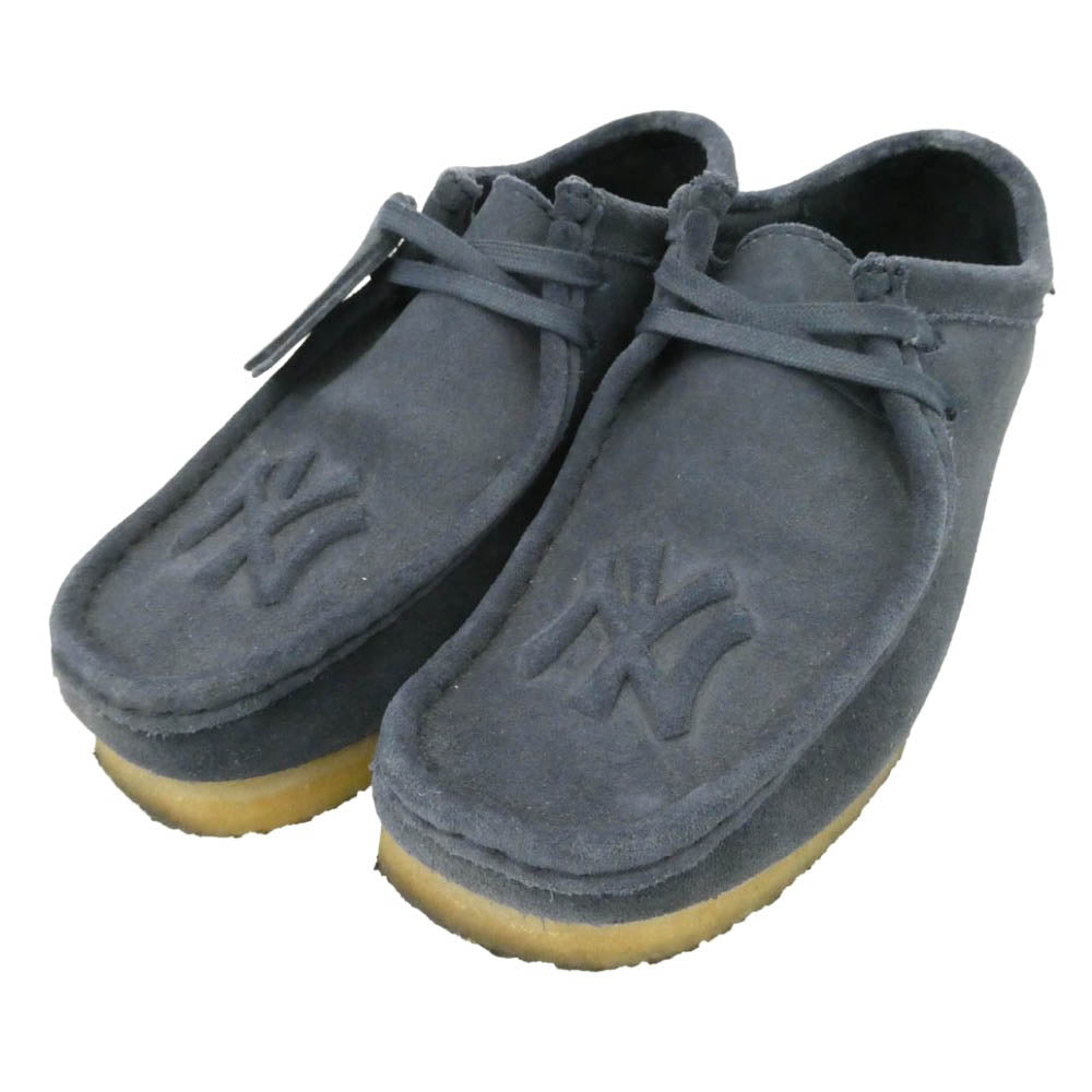 KITH キス Clarks クラークス CLARKS Wallabee Lo クラークス ワラビー シューズ チャコール系 24.5cm【中古】