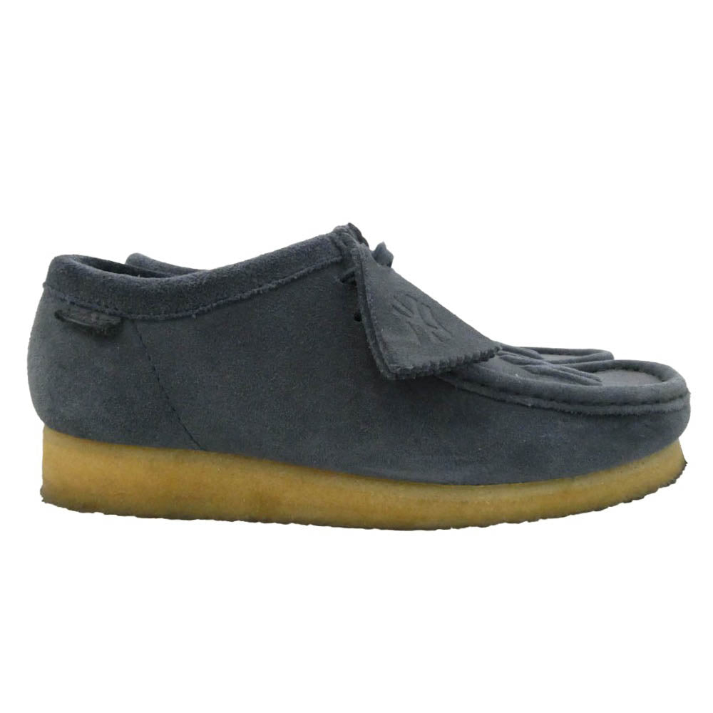 KITH キス Clarks クラークス CLARKS Wallabee Lo クラークス ワラビー シューズ チャコール系 24.5cm【中古】