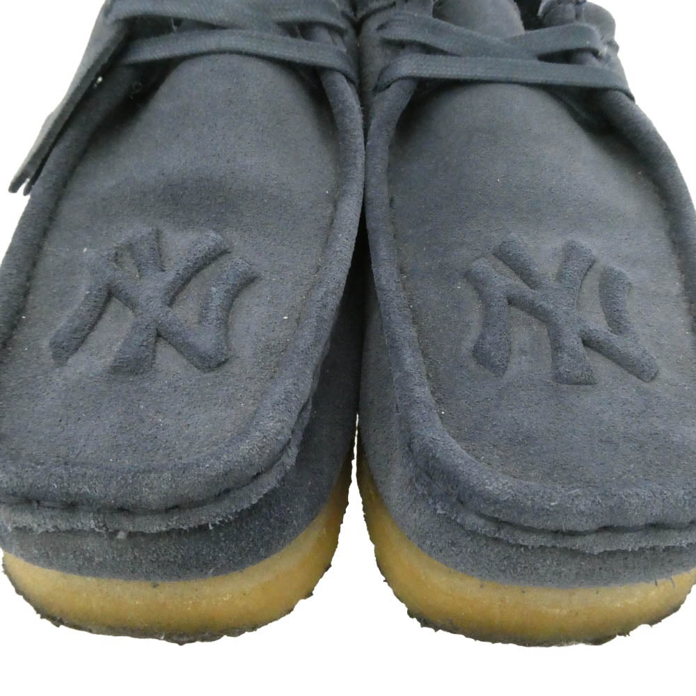 KITH キス Clarks クラークス CLARKS Wallabee Lo クラークス ワラビー シューズ チャコール系 24.5cm【中古】