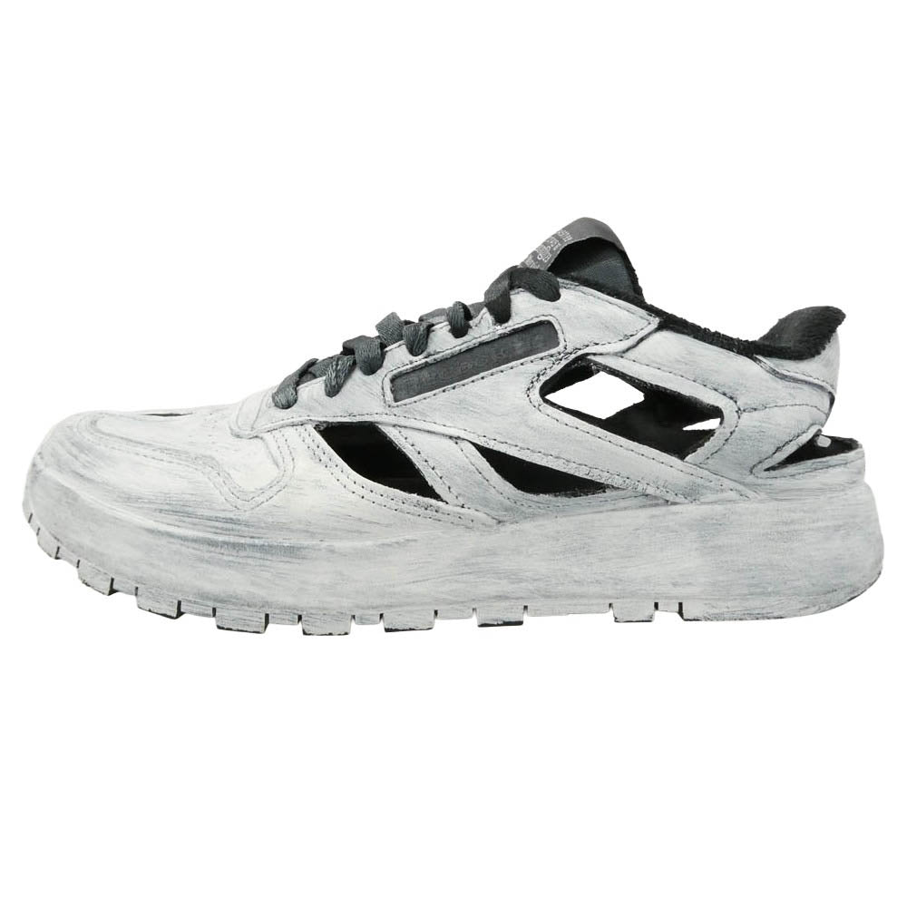 MAISON MARGIELA メゾンマルジェラ Reebok リーボック GX6244 x Reebok Classic Leather Tabi DQ リーボック クラシック レザー タビ スニーカー ホワイト系 24cm【中古】