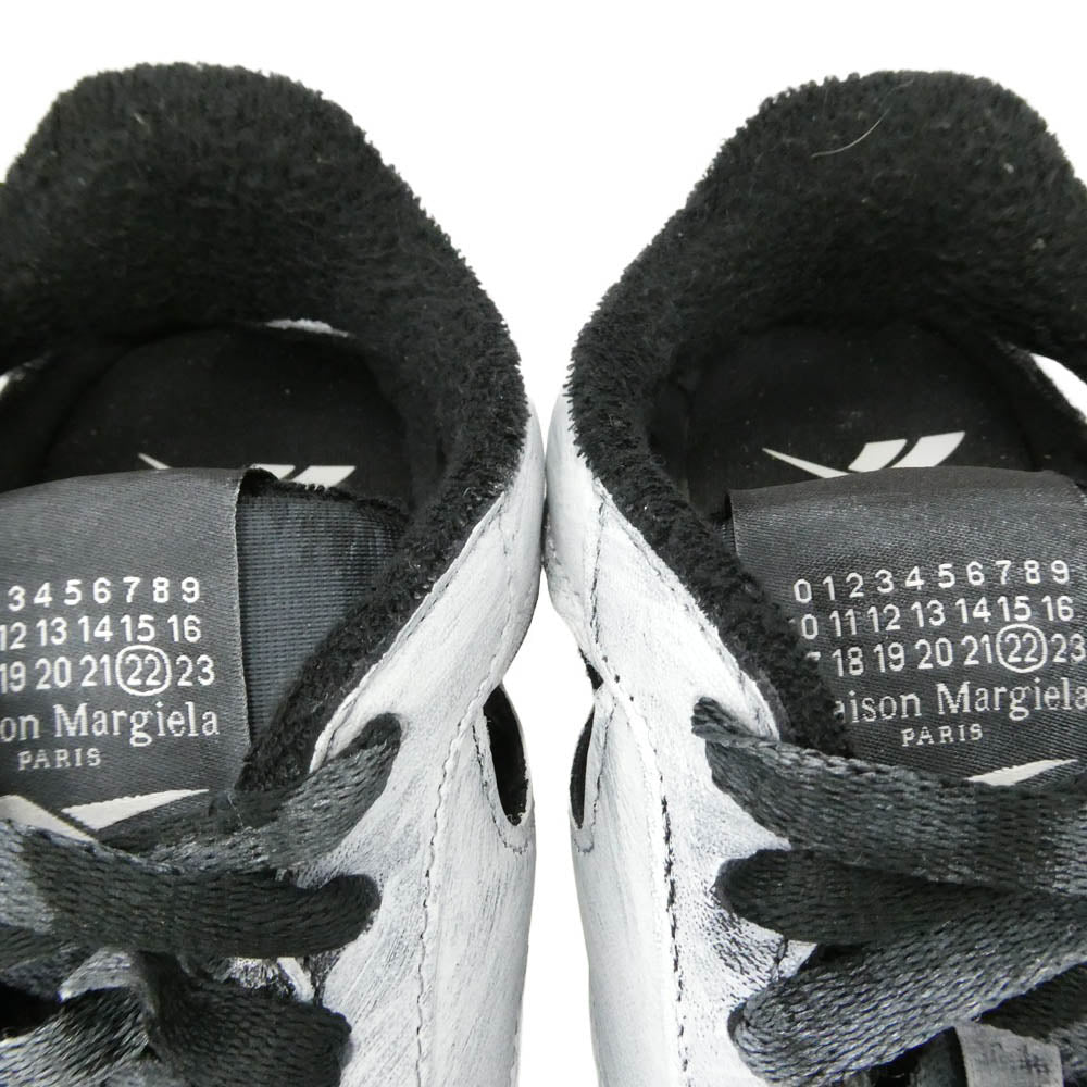 MAISON MARGIELA メゾンマルジェラ Reebok リーボック GX6244 x Reebok Classic Leather Tabi DQ リーボック クラシック レザー タビ スニーカー ホワイト系 24cm【中古】