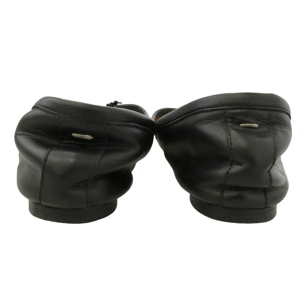 MAISON MARGIELA メゾンマルジェラ Tabi ballet タビ フラット バレエ パンプス ブラック系 実寸参照【中古】