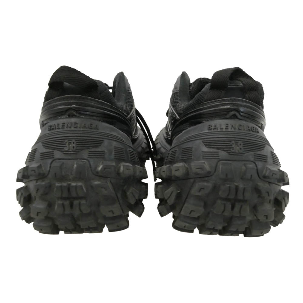 BALENCIAGA バレンシアガ 685611 BOUNCER DEFENDER SNEAKERS バウンサーディフェンダー スニーカー ブラック系 38【中古】