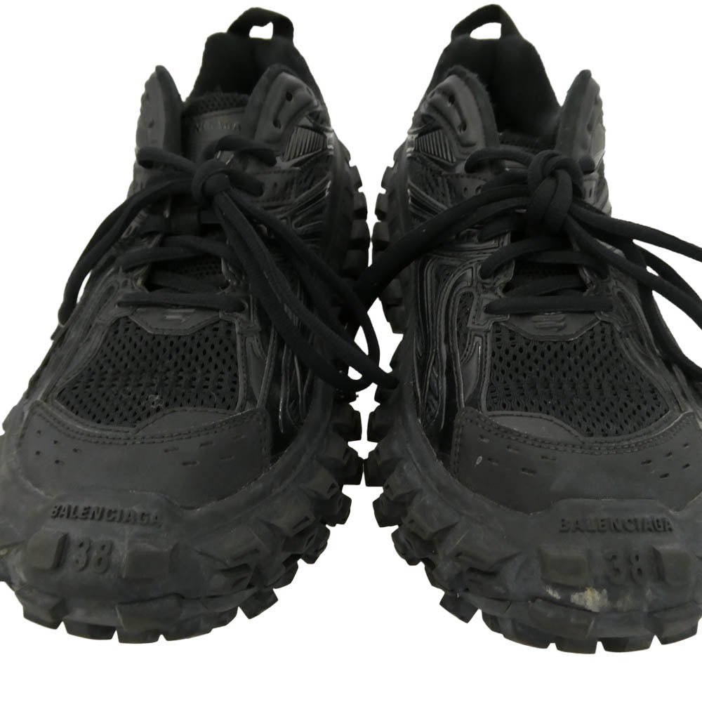 BALENCIAGA バレンシアガ 685611 BOUNCER DEFENDER SNEAKERS バウンサーディフェンダー スニーカー ブラック系 38【中古】
