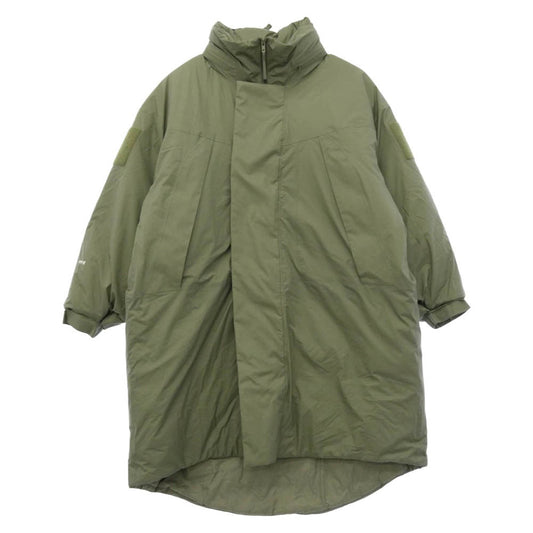HYKE ハイク 23AW 17384 PERTEX PUFF COAT ポーラテック 中綿 コート モスグリーン系 XL【中古】