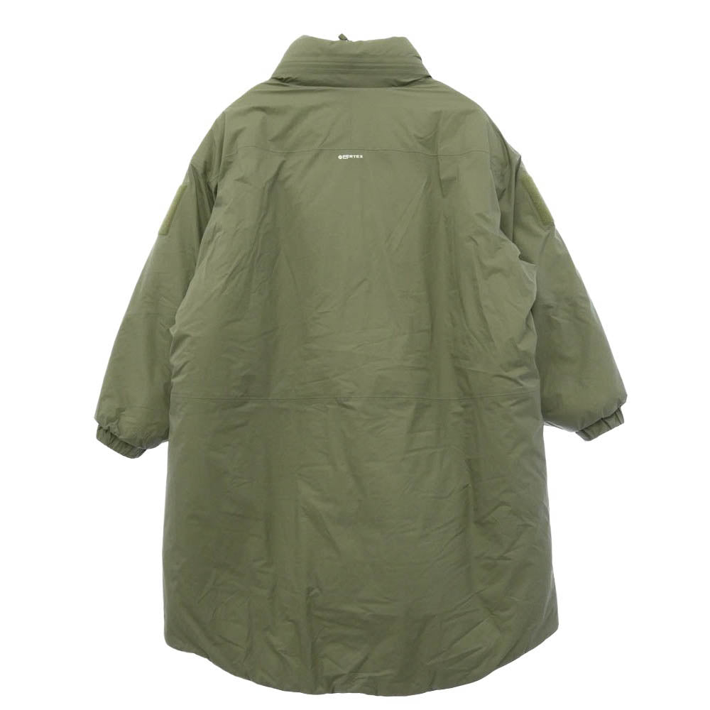 HYKE ハイク 23AW 17384 PERTEX PUFF COAT ポーラテック 中綿 コート モスグリーン系 XL【中古】