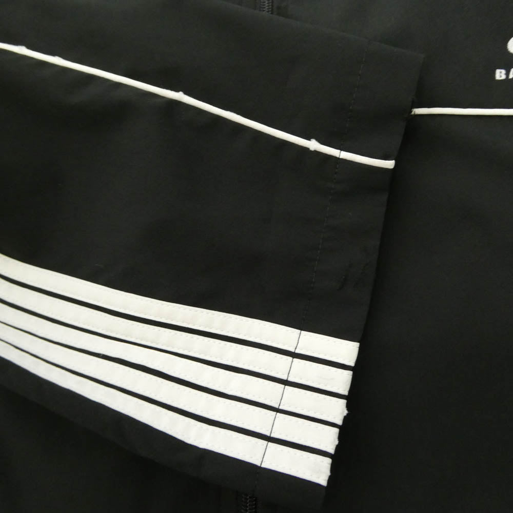 BALENCIAGA バレンシアガ 25ss 831361 Large Tracksuit Jacket ラージ トラック ジャケット ブルゾン ブラック系 46【中古】