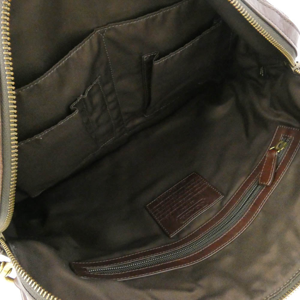 COACH コーチ 70476 2WAY レザー ブリーフケース ビジネスバッグ