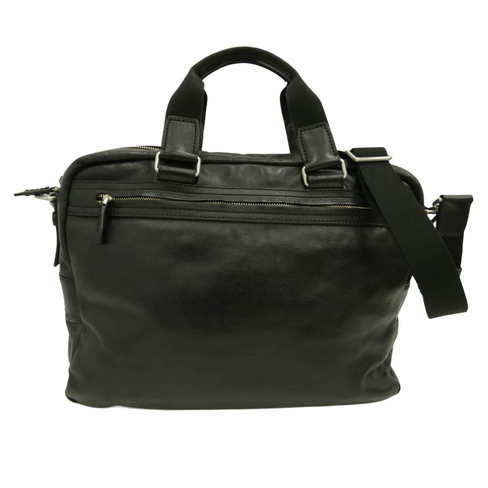 TUMI トゥミ 68116D Laredo Slim Brief レザー スリム ブリーフケース ビジネスバッグ ブラック系【中古】