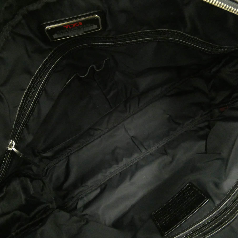 TUMI トゥミ 68116D Laredo Slim Brief レザー スリム ブリーフケース ビジネスバッグ ブラック系【中古】