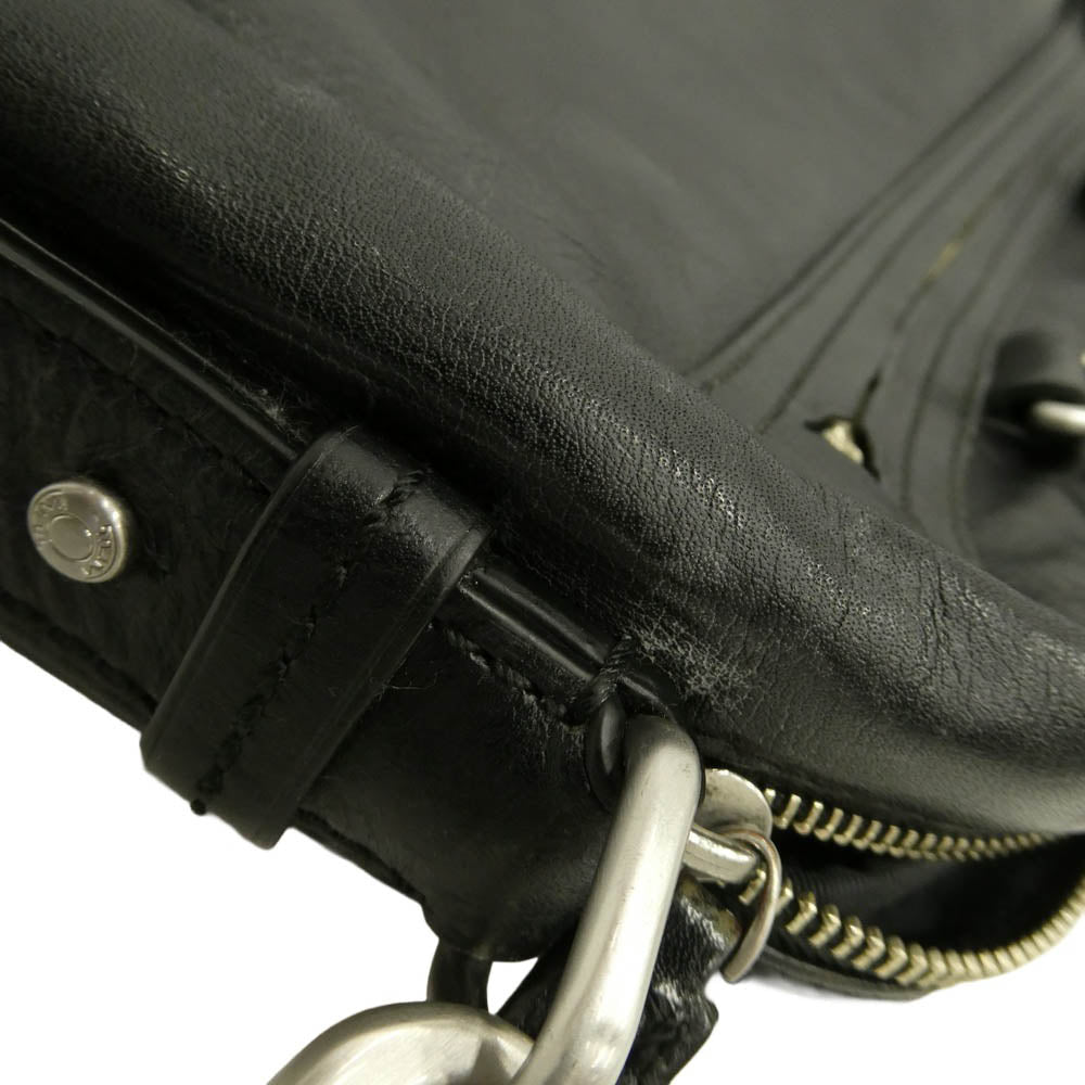 TUMI トゥミ 68116D Laredo Slim Brief レザー スリム ブリーフケース ビジネスバッグ ブラック系【中古】