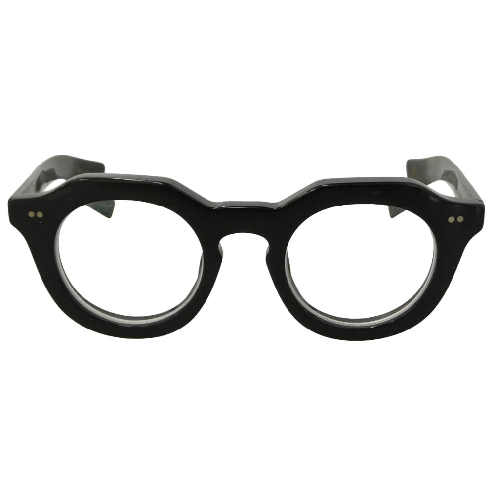 レスカルネティエ TORO COL.5 アイウェア 眼鏡 45-23 度入り ブラック系【中古】