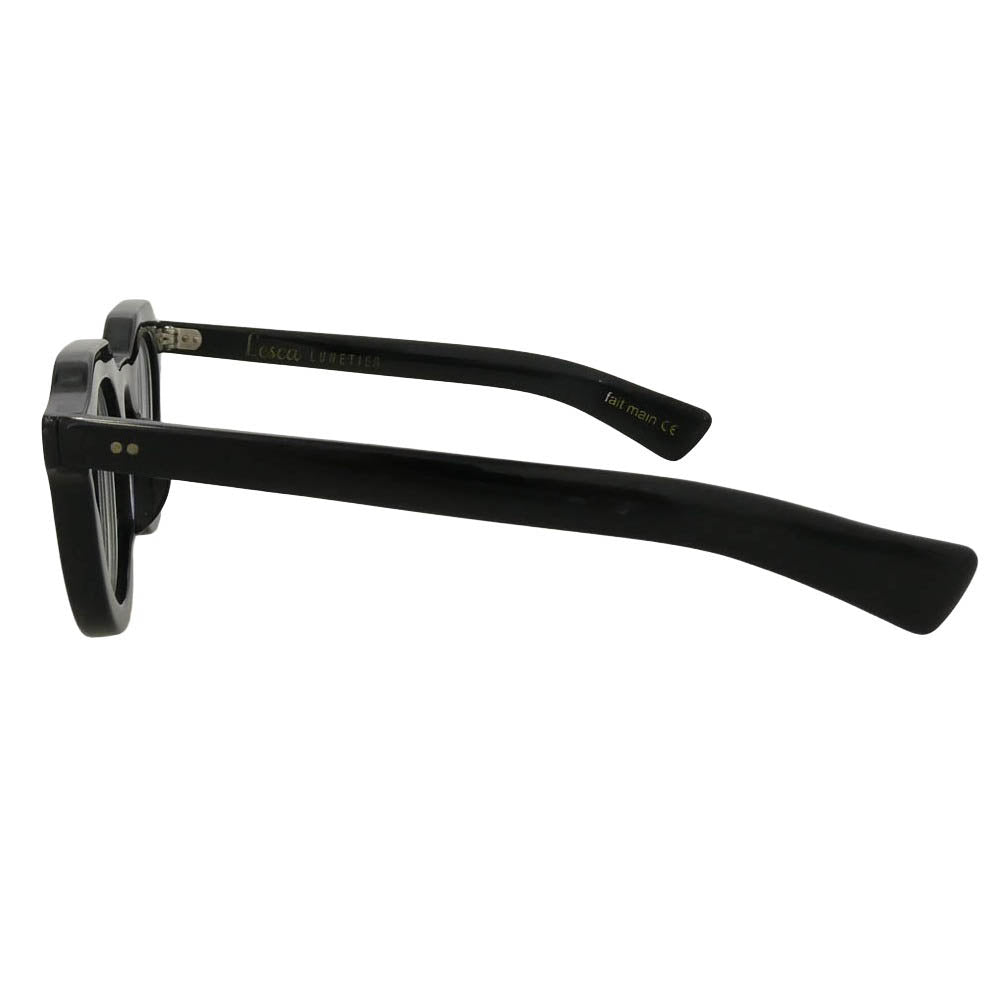 レスカルネティエ TORO COL.5 アイウェア 眼鏡 45-23 度入り ブラック系【中古】