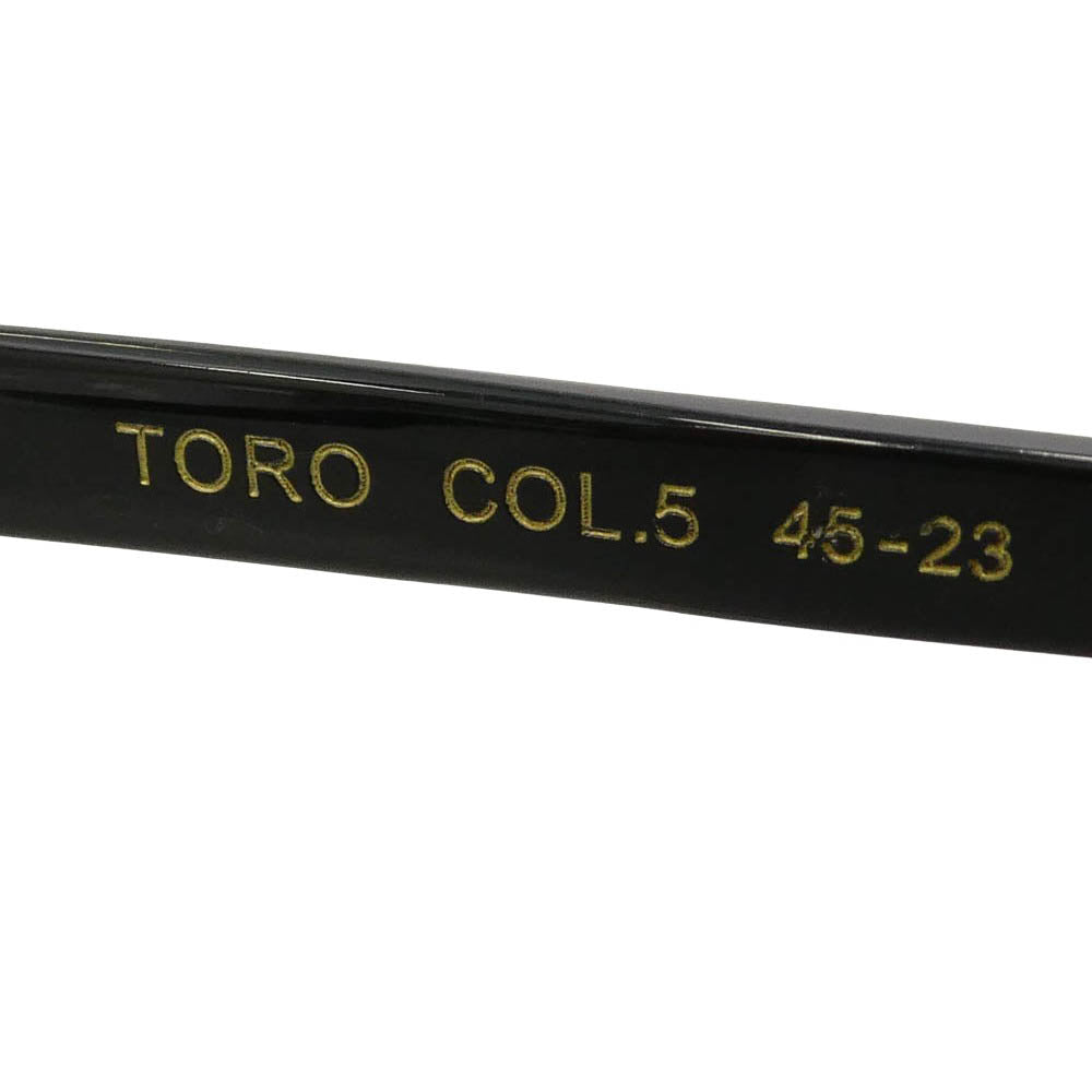 レスカルネティエ TORO COL.5 アイウェア 眼鏡 45-23 度入り ブラック系【中古】