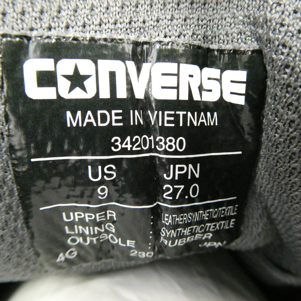 N.HOOLYWOOD エヌハリウッド CONVERSE コンバース 34201380 × Converse コンバース MXWAVE EW/NH MXウェーブ スニーカー グレー系 チャコール系 27cm【中古】