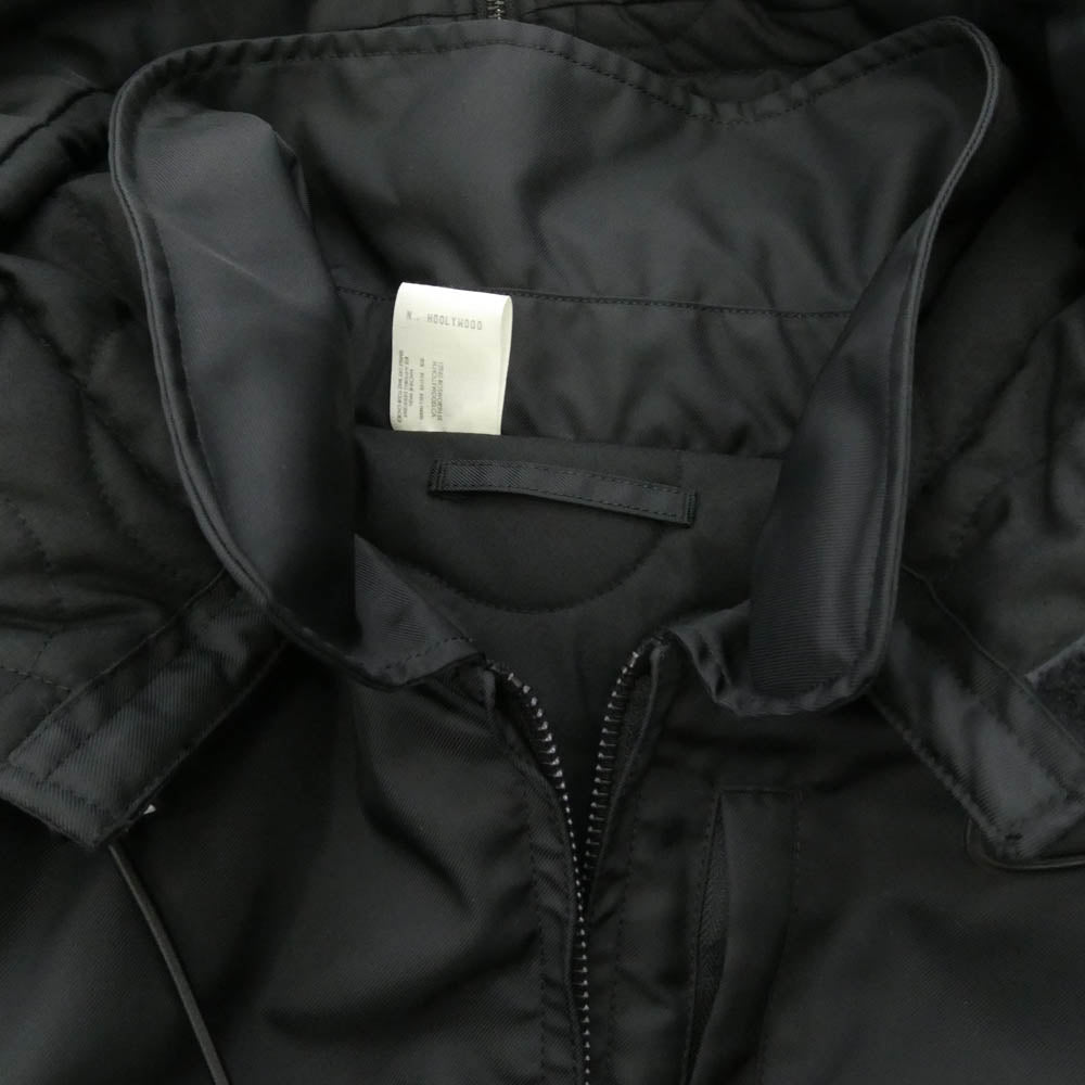 N.HOOLYWOOD エヌハリウッド ALPHA アルファ 9254-BL01-055 × ALPHA INDUSTRIES アルファインダストリーズ CWU-45/P MILITARY BLOUSON ミリタリー ブルゾン フライト ジャケット ブラック系 M【美品】【中古】