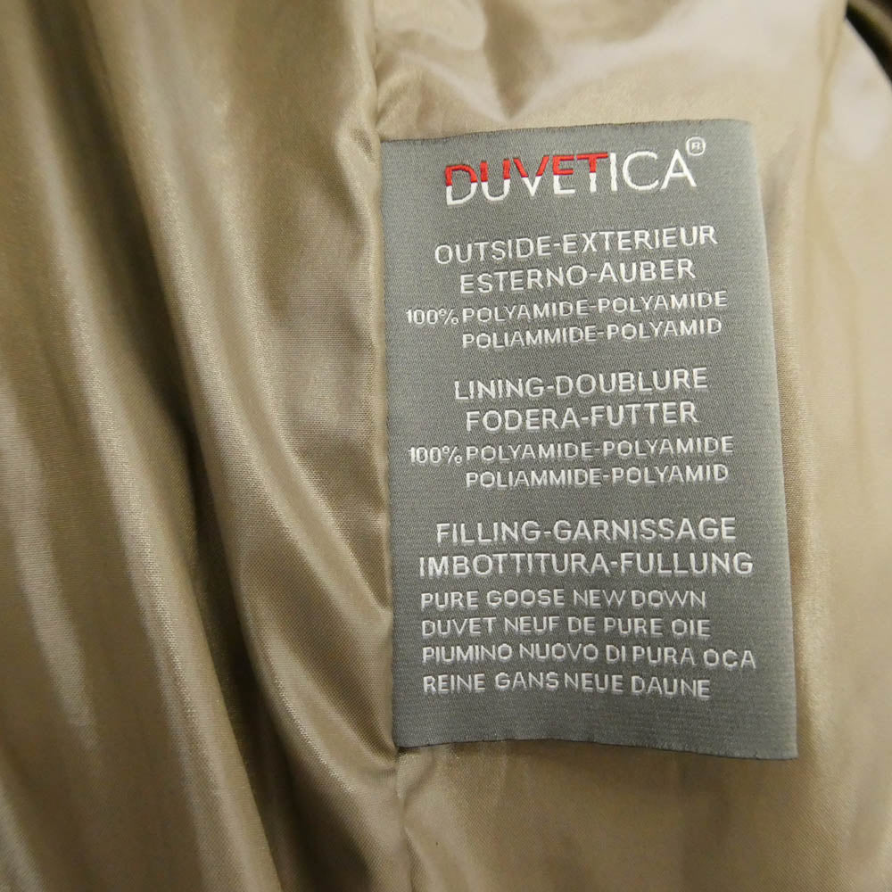 DUVETICA デュベティカ G32-003 D90-201 DIONISIO ディオニシオ ダウン フーディー ジャケット ブラウン ワインレッド系 52【中古】