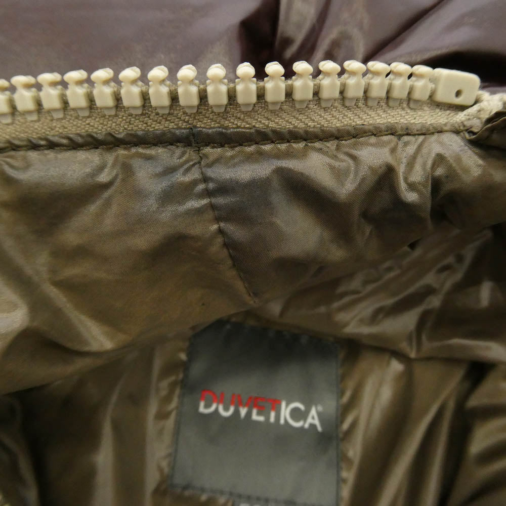 DUVETICA デュベティカ G32-003 D90-201 DIONISIO ディオニシオ ダウン フーディー ジャケット ブラウン ワインレッド系 52【中古】