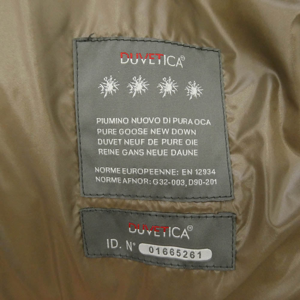 DUVETICA デュベティカ G32-003 D90-201 DIONISIO ディオニシオ ダウン フーディー ジャケット ブラウン ワインレッド系 52【中古】