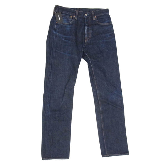 MINEDENIM マインデニム FPK105-80-302-3 Standard Straight スタンダード ストレート セルビッジ ボタンフライ デニムパンツ ジーンズ インディゴブルー系 30【中古】