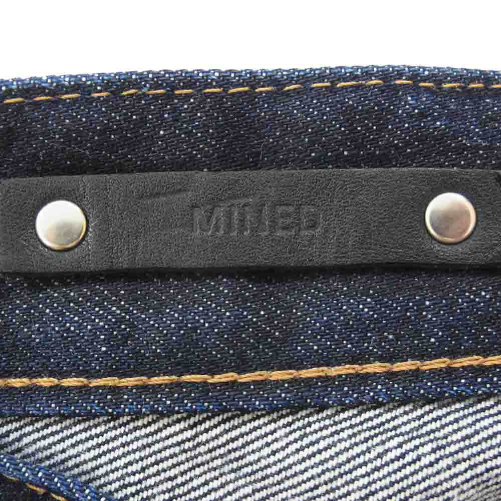 MINEDENIM マインデニム FPK105-80-302-3 Standard Straight スタンダード ストレート セルビッジ ボタンフライ デニムパンツ ジーンズ インディゴブルー系 30【中古】
