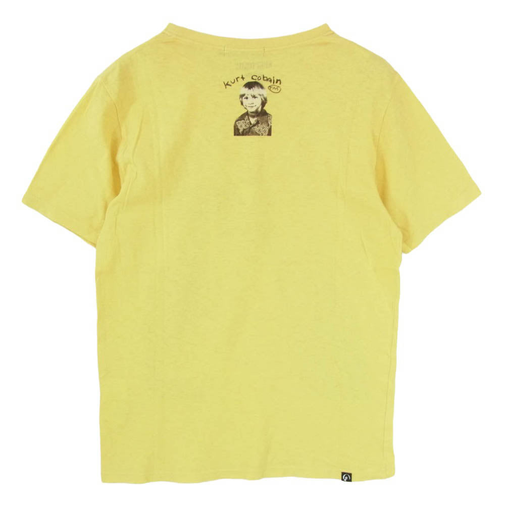 HYSTERIC GLAMOUR ヒステリックグラマー 21SS 0212CT26 KURT COBAIN Short Sleeve TEE カートコバーン 半袖 Tシャツ カットソー イエロー系 M【中古】