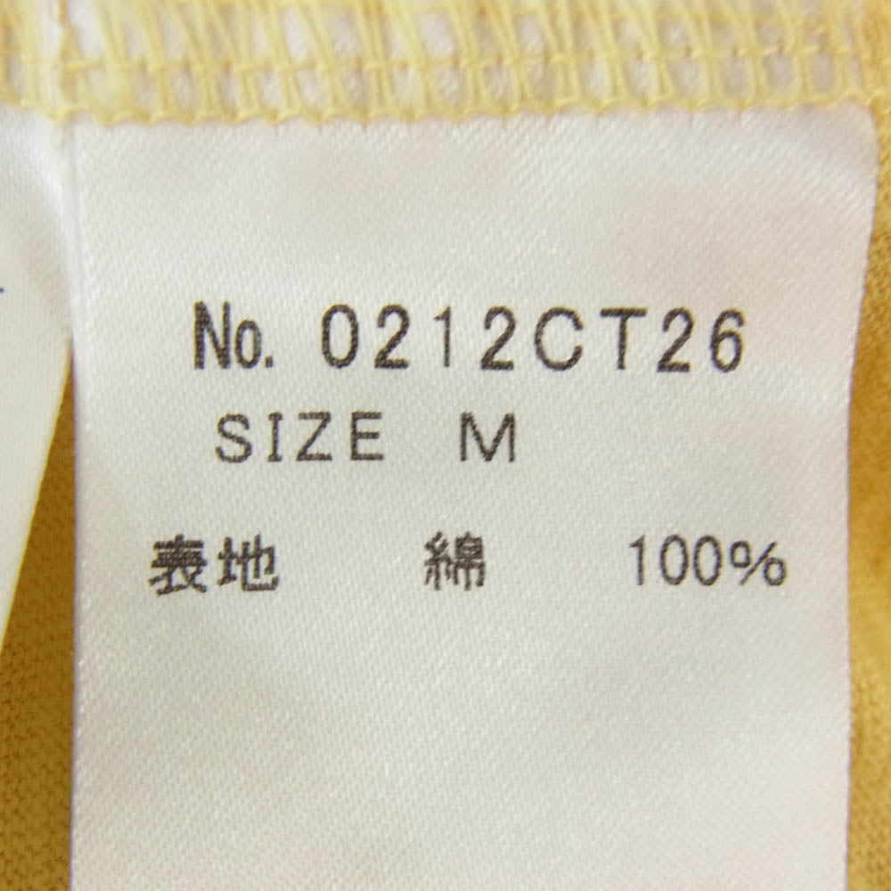 HYSTERIC GLAMOUR ヒステリックグラマー 21SS 0212CT26 KURT COBAIN Short Sleeve TEE カートコバーン 半袖 Tシャツ カットソー イエロー系 M【中古】