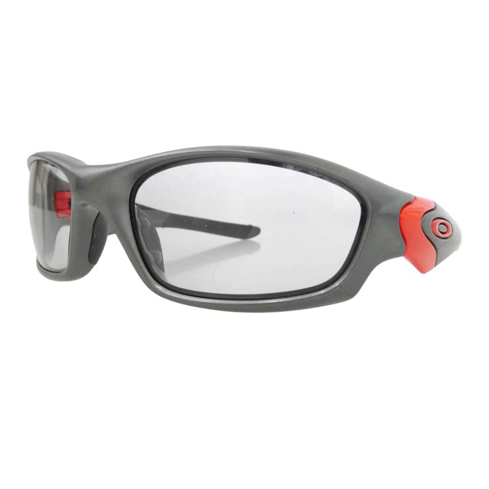 OAKLEY オークリー 12-790 STRAIGHT JACKET ストレートジャケット サングラス アイウェア グレー系 レッド系【中古】
