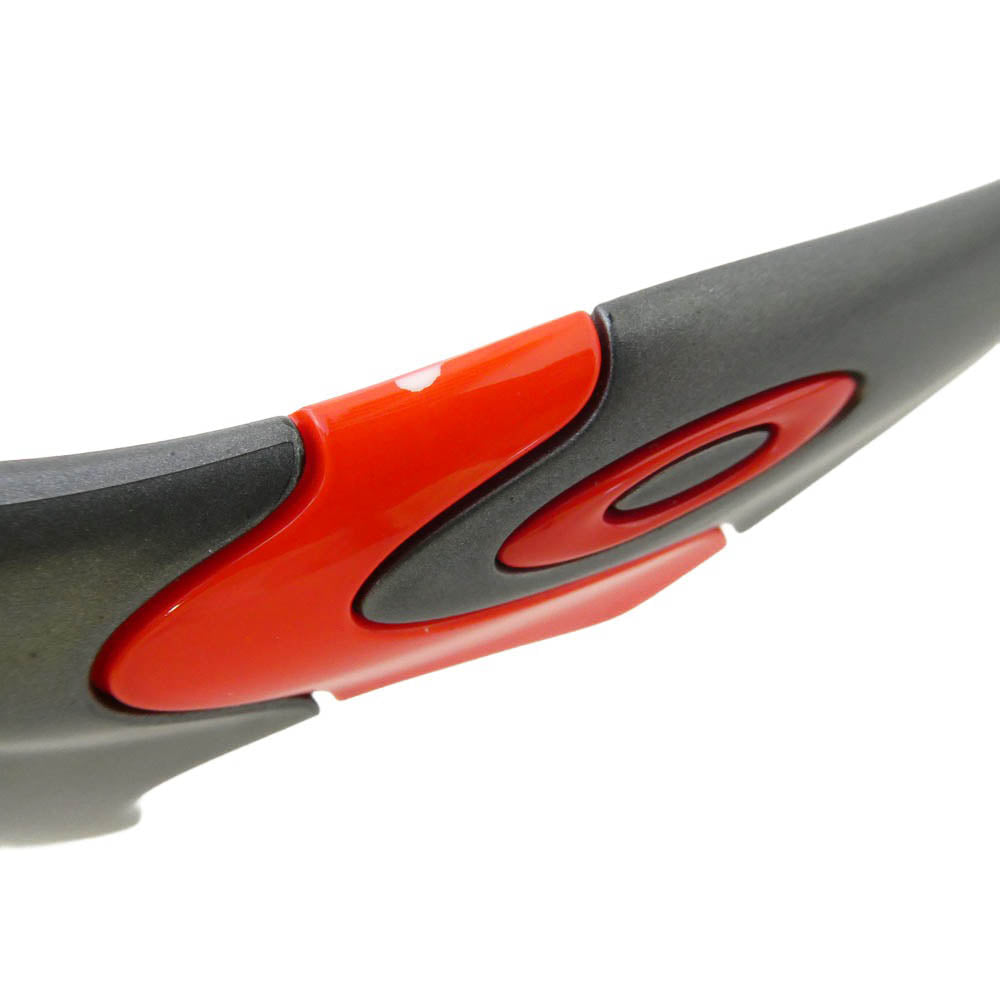 OAKLEY オークリー 12-790 STRAIGHT JACKET ストレートジャケット サングラス アイウェア グレー系 レッド系【中古】