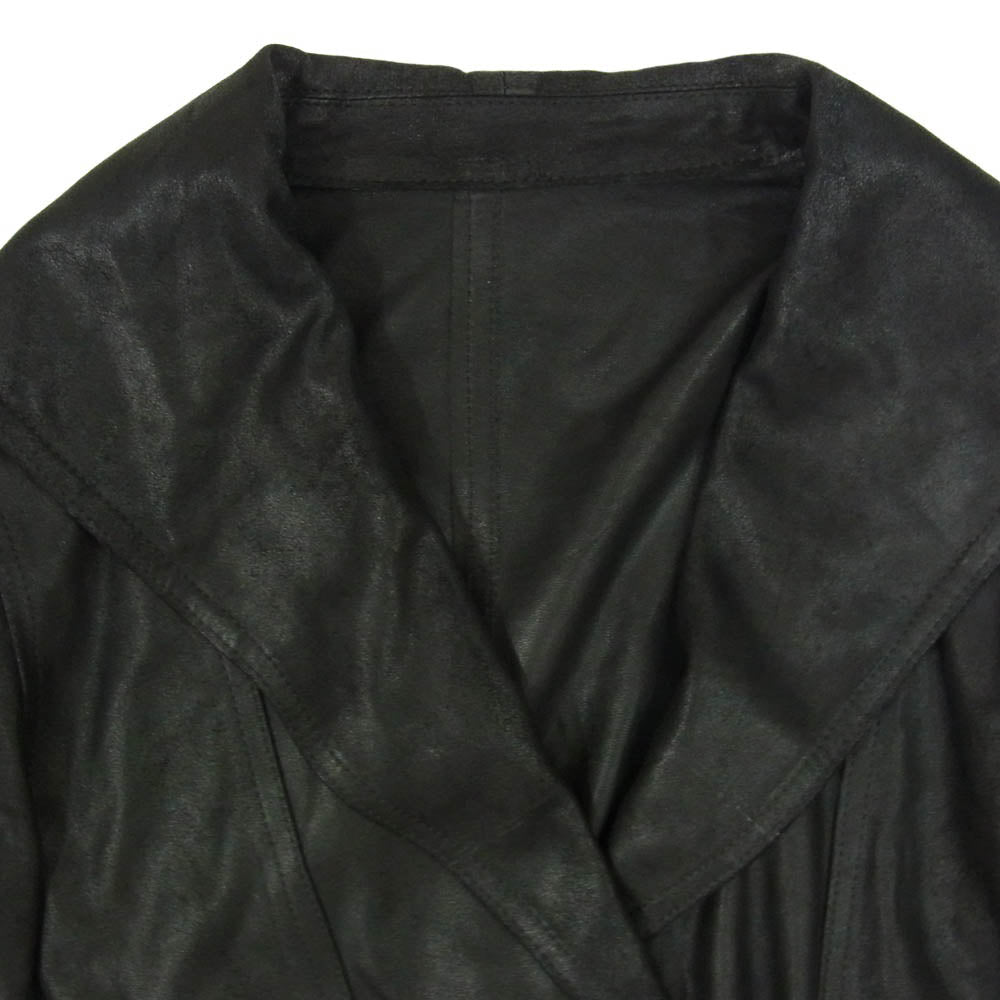 ISAMUKATAYAMA BACKLASH イサムカタヤマバックラッシュ 18-9-JK-08L Ballet by BACKLASH バレエバイバックラッシュ ゴートレザー ダブルライダースジャケット ブラック系 FREE【中古】