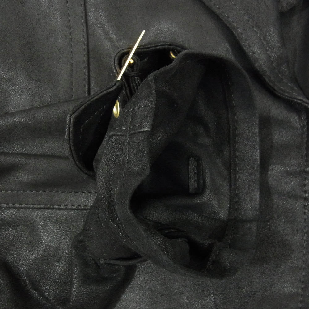 ISAMUKATAYAMA BACKLASH イサムカタヤマバックラッシュ 18-9-JK-08L Ballet by BACKLASH バレエバイバックラッシュ ゴートレザー ダブルライダースジャケット ブラック系 FREE【中古】