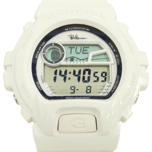 G-SHOCK ジーショック Ron Herman ロンハーマン GLX-6900 Ron Herman ロンハーマン 2018 5th ANNIVERSARY G-LIDE 腕時計 ウォッチ ホワイト系【中古】
