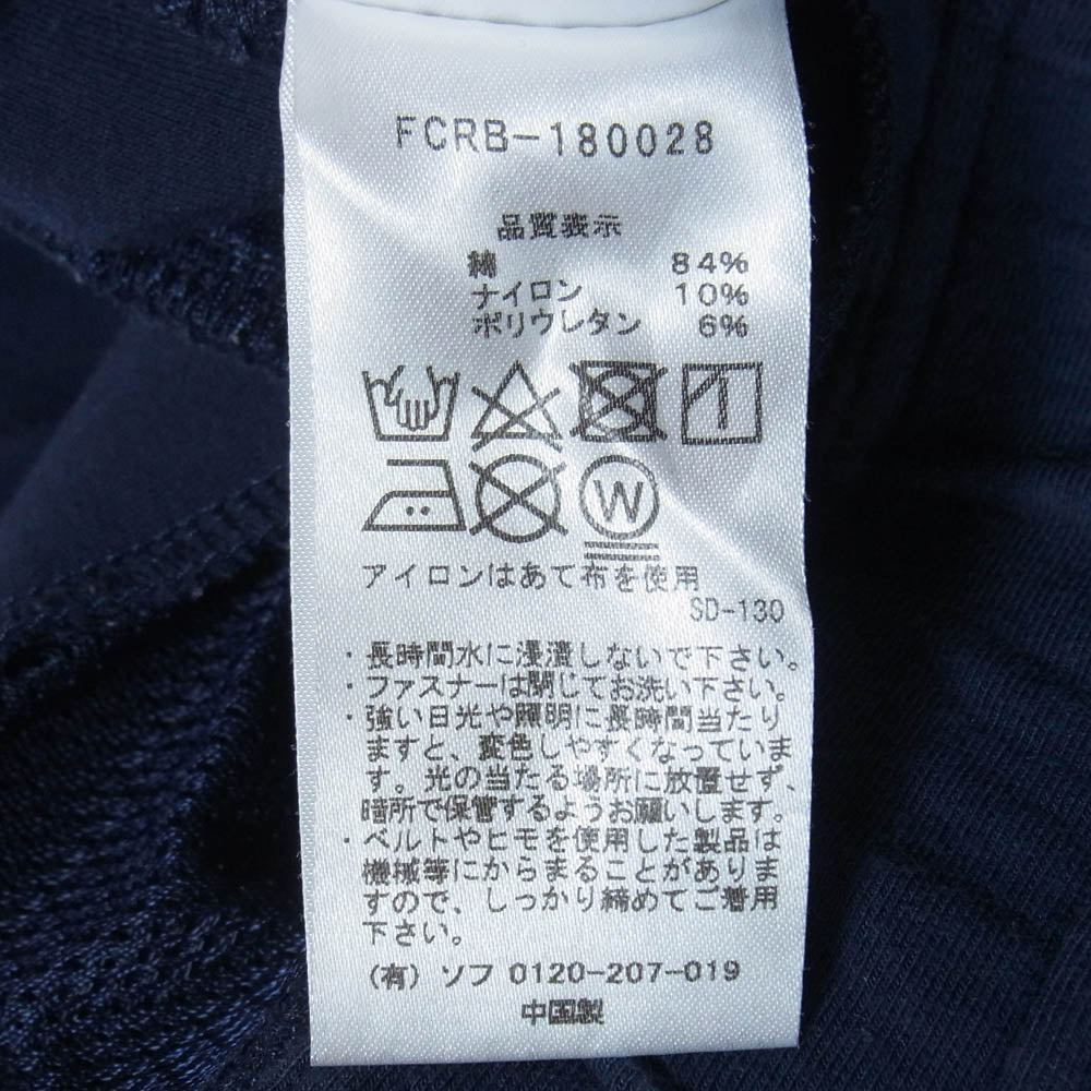 F.C.R.B. エフシーアールビー 18SS FCRB-180028 TECH SWEAT TRAINING SHORTS テック スウェット トレーニング ショーツ ショートパンツ ネイビー系 M【中古】