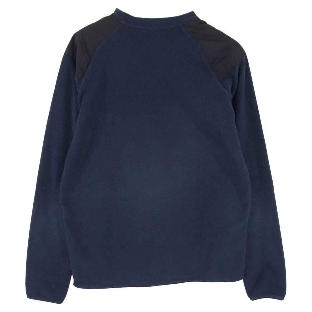 F.C.R.B. エフシーアールビー 19AW FCRB-192043 POLARTEC MICRO FLEECE L/S TOP ポーラーテック マイクロ ラバーロゴ 刺繍 フリース スウェット トレーナー ネイビー系 M【中古】