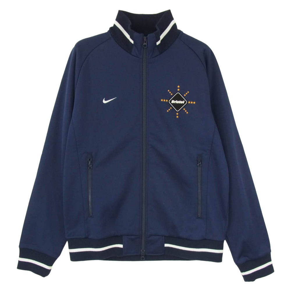 F.C.R.B. エフシーアールビー F.C.R.B. エフシーアールビー 378403 × NIKE ナイキ エンブレム スター刺繍 ラバーロゴ トラックジャケット ネイビー系 M【中古】