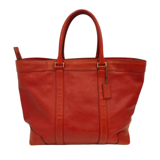 COACH コーチ 70487 レガシー ウィークエンド レザー トート ハンド バッグ レッド系【中古】