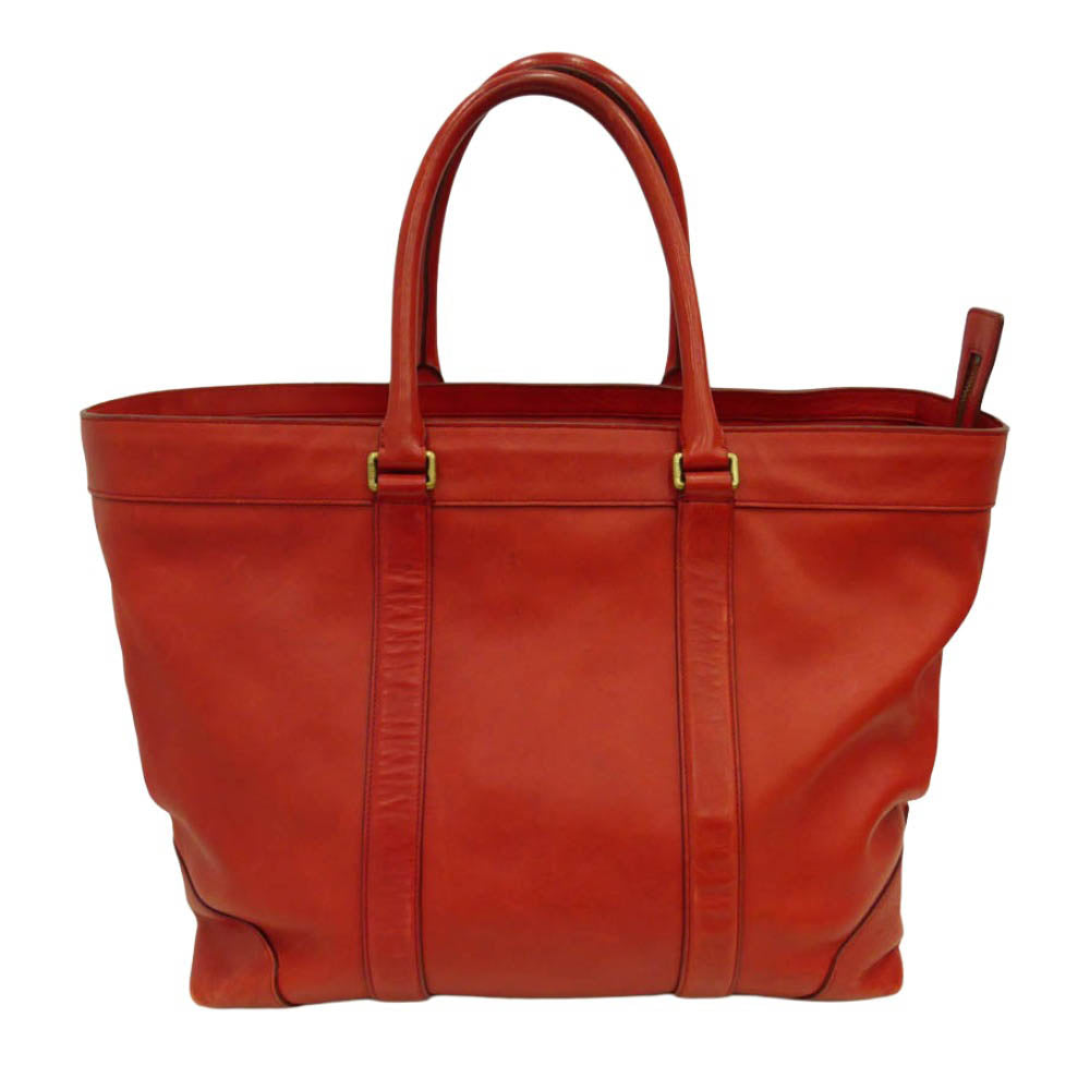 COACH コーチ 70487 レガシー ウィークエンド レザー トート ハンド バッグ レッド系【中古】