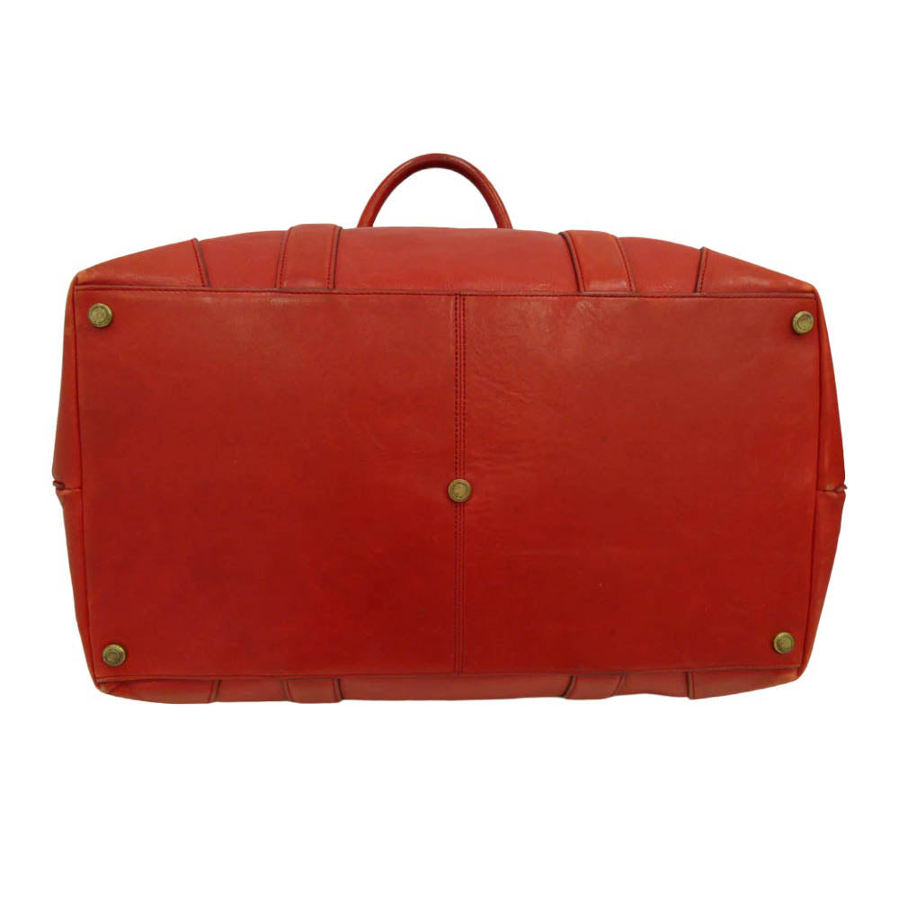 COACH コーチ 70487 レガシー ウィークエンド レザー トート ハンド バッグ レッド系【中古】