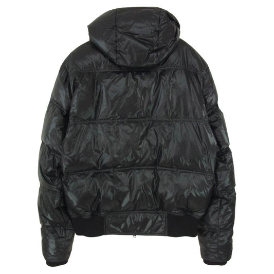 GUCCI グッチ 200610 Z4063 ロゴワッペン ダウン ジャケット ブラック系 50【中古】