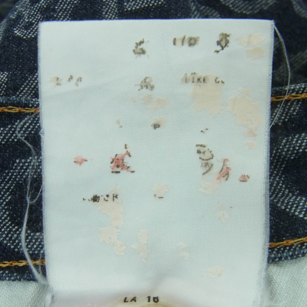 DOLCE&GABBANA ドルチェアンドガッバーナ D&G ロゴ 総柄 デニム パンツ インディゴブルー系 サイズ表記なし【中古】