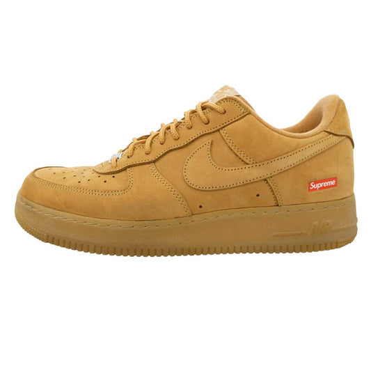 Supreme シュプリーム NIKE ナイキ DN1555-200 × Nike ナイキ Air Force 1 エアフォース AF1 Low Flax Wheat フラックス ウィート ローカット スニーカー ブラウン系 28.5cm【中古】