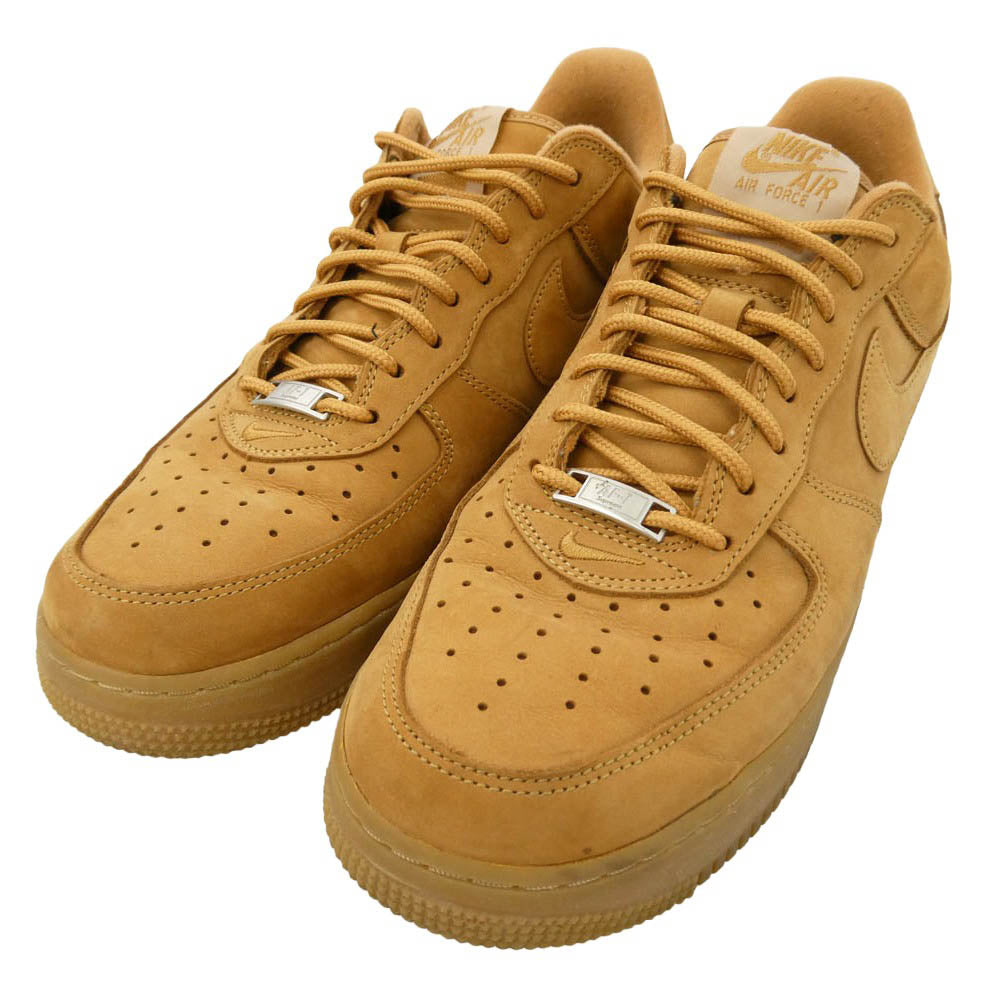 Supreme シュプリーム NIKE ナイキ DN1555-200 × Nike ナイキ Air Force 1 エアフォース AF1 Low Flax Wheat フラックス ウィート ローカット スニーカー ブラウン系 28.5cm【中古】