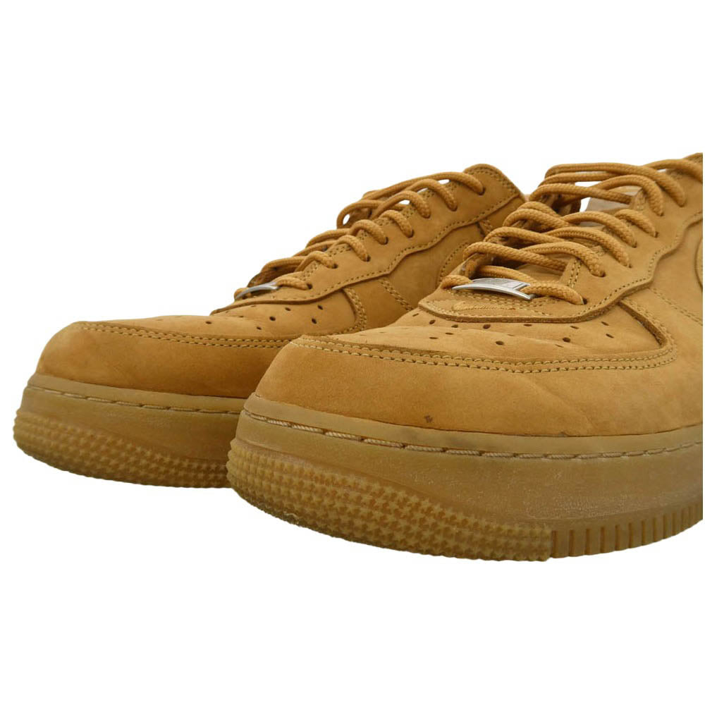 Supreme シュプリーム NIKE ナイキ DN1555-200 × Nike ナイキ Air Force 1 エアフォース AF1 Low Flax Wheat フラックス ウィート ローカット スニーカー ブラウン系 28.5cm【中古】