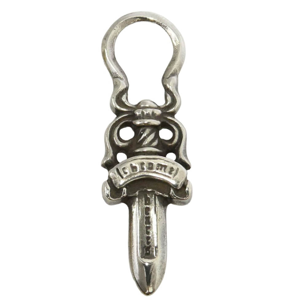 CHROME HEARTS クロムハーツ（原本無） #5DAGGER ZIP2 #5ダガーチャーム ペンダント トップ シルバー系【中古】